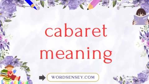 cabaret meaning