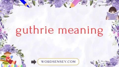 guthrie meaning