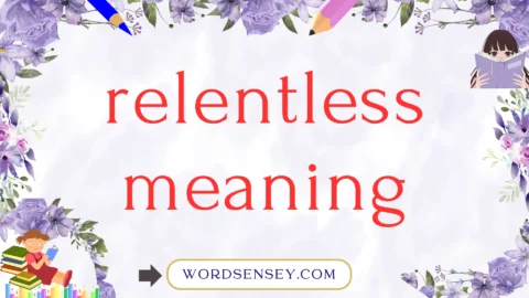 relentless meaning
