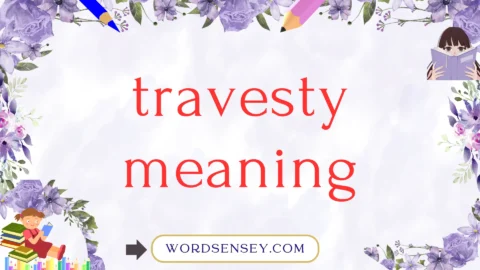 travesty meaning