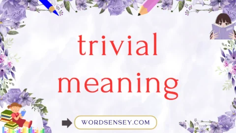 trivial meaning