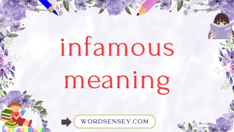 infamous meaning