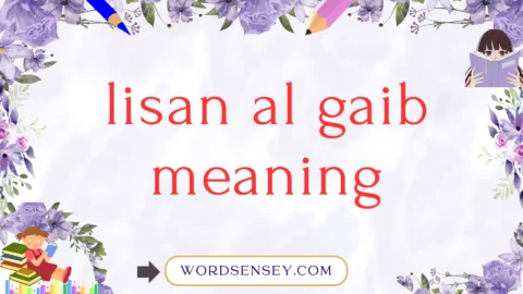 lisan al gaib meaning
