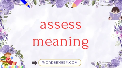 assess meaning
