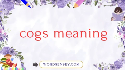 cogs meaning