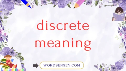 discrete meaning