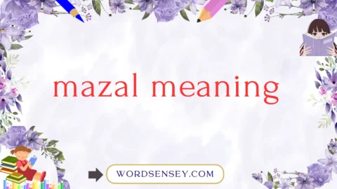mazal meaning