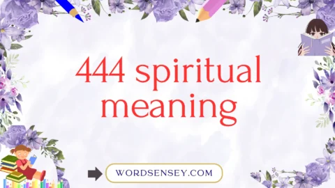 444 spiritual meaning