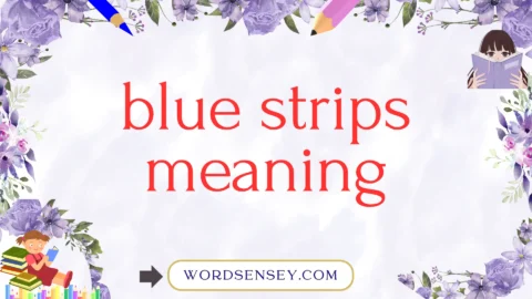 blue strips meaning