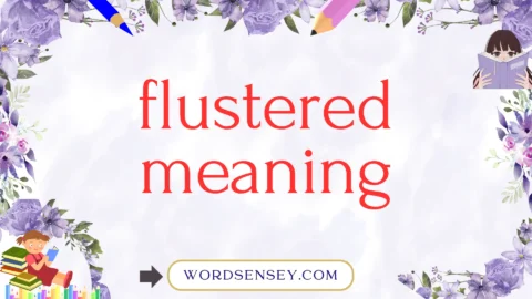 flustered meaning