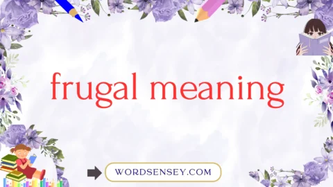 frugal meaning