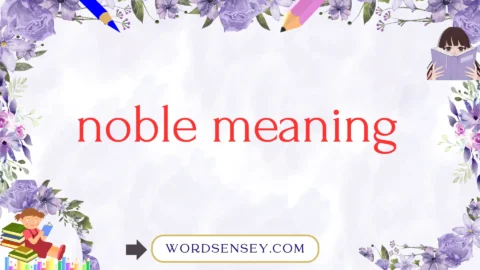 noble meaning