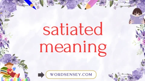 satiated meaning
