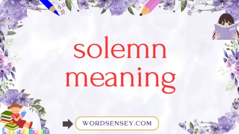 solemn meaning