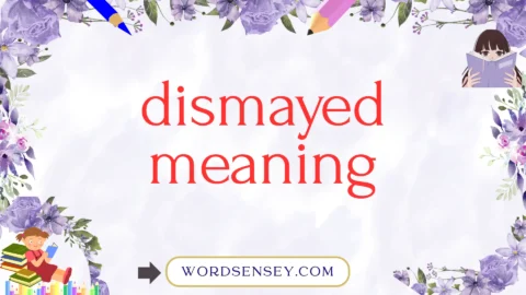 dismayed meaning