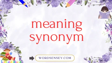 meaning synonym
