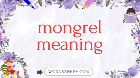 mongrel meaning