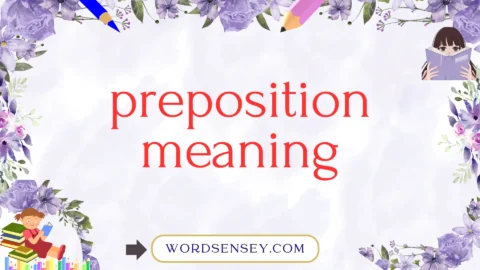 preposition meaning