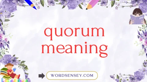 quorum meaning
